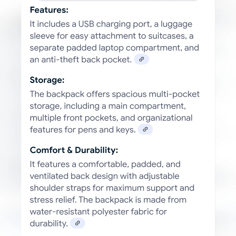 Matien Travel Laptop Backpack